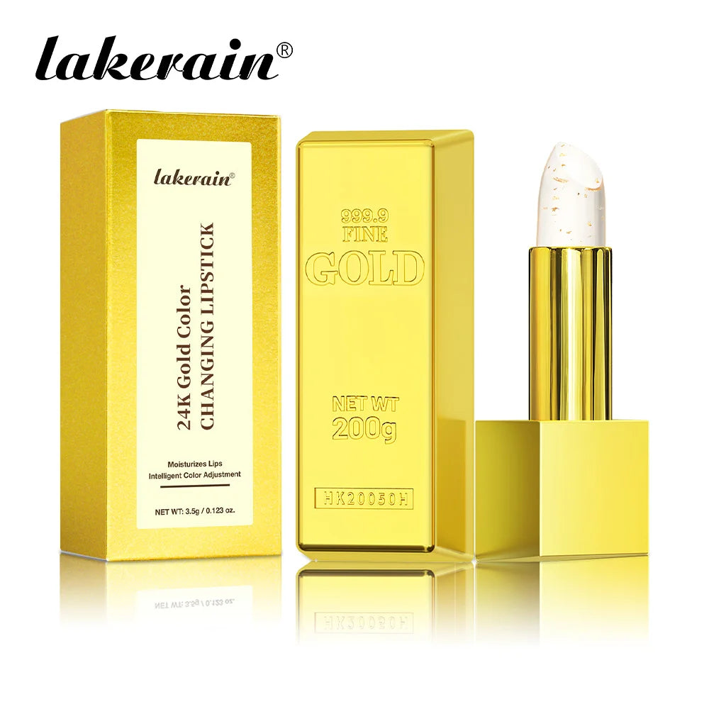 Lakerain Color Changing Lipstick Long Lasting Moisturizing Nourishing Lips Plumper Waterproof Makeup Lip Care Cosmetics Peaceful Pleasures Health and Wellness Lipstick