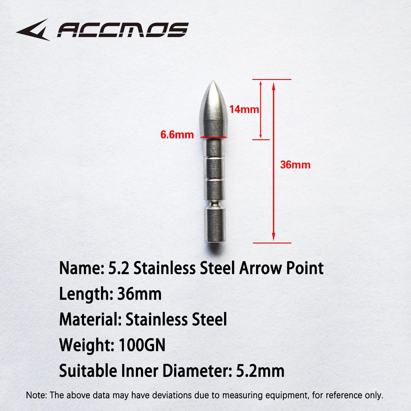 ID5 Accessories Arrow Head Point Tip Explosion-proof Nock Pin Inserts