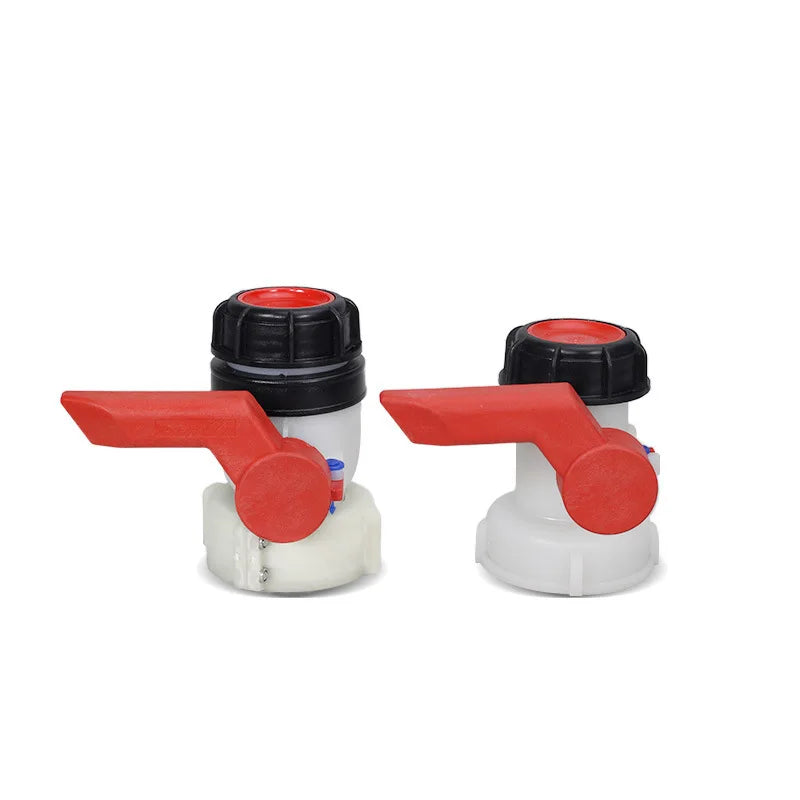 DN40/DN50 IBC Tank Butterfly Valve Adapter – 1000L Plastic