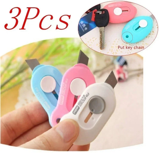Mini Utility Knife Portable Hook Design Box Cutter Stationery Office Peaceful Pleasures Health and Wellness