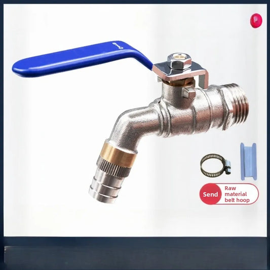 Zinc Alloy Garden Bibcock Faucet – Dual Nipple Outdoor Tap Garden Bibcock Faucet Oasis Select