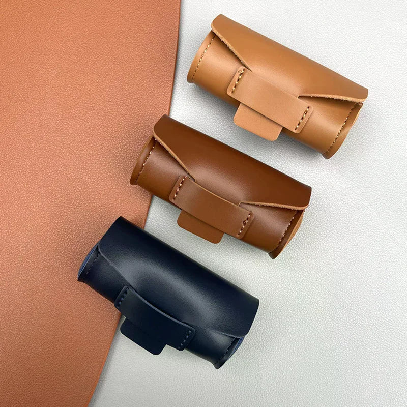 PU Leather Lipstick Case & Lip Balm Holder Sleeve Pouch