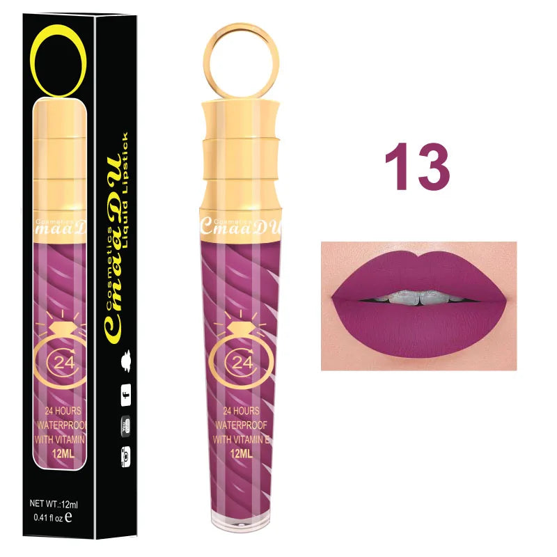 Cmaadu Matte Lip Gloss – Waterproof Long-Lasting Non-Stick