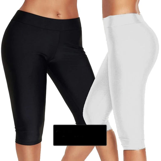 Women High Waisted Yoga Pants Squat proof Cropped Training Tights Female Sports Fitness Gym Flex Capri Leggings For Ladies Peaceful Pleasures Health and Wellness
