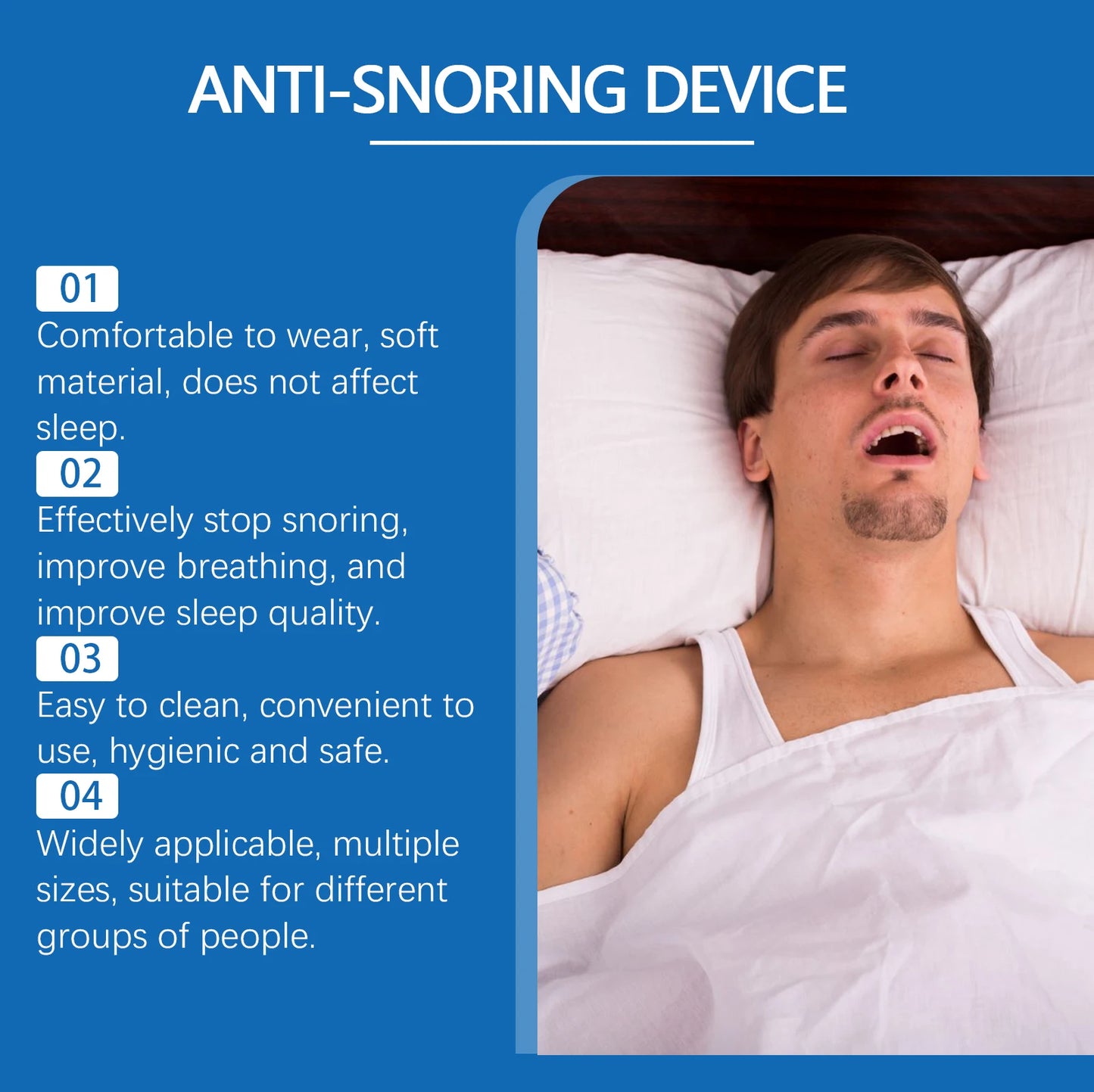Nasal Dilator Anti-Snoring Sleep Aid | 4 Sizes Silicone