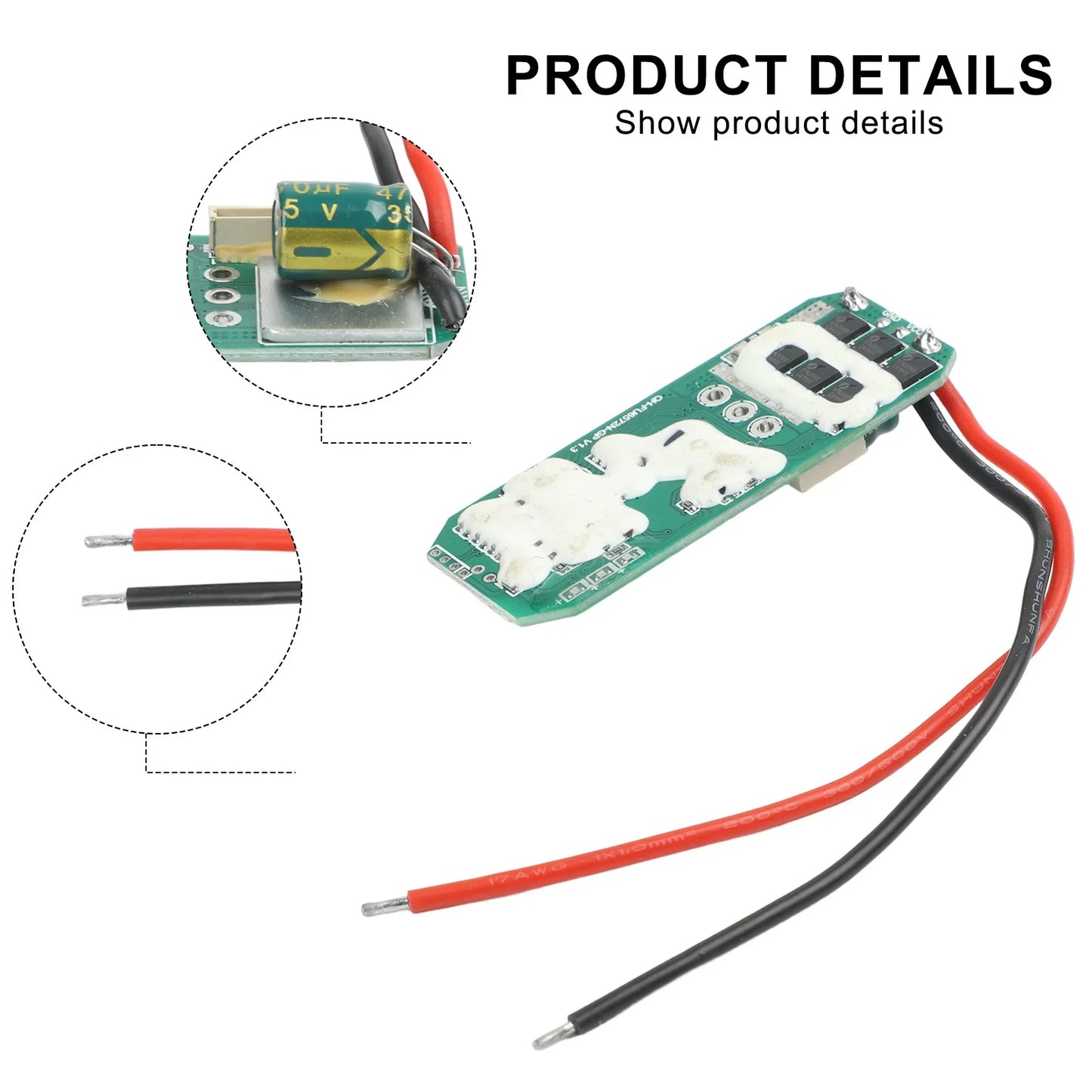 21V Brushless Drill Control Board | Drive Controller Circuit