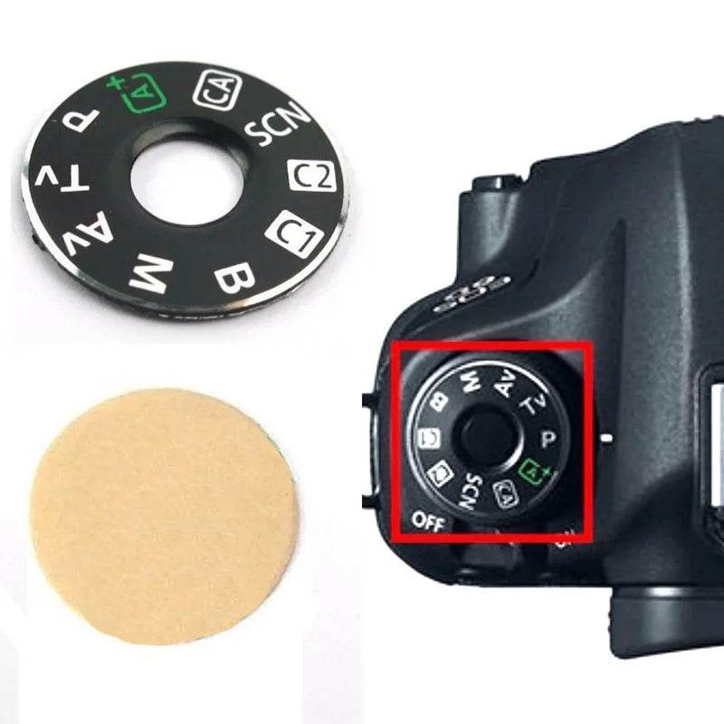 Dial Mode Cap Button Repair Kit for Canon EOS 6D Camera