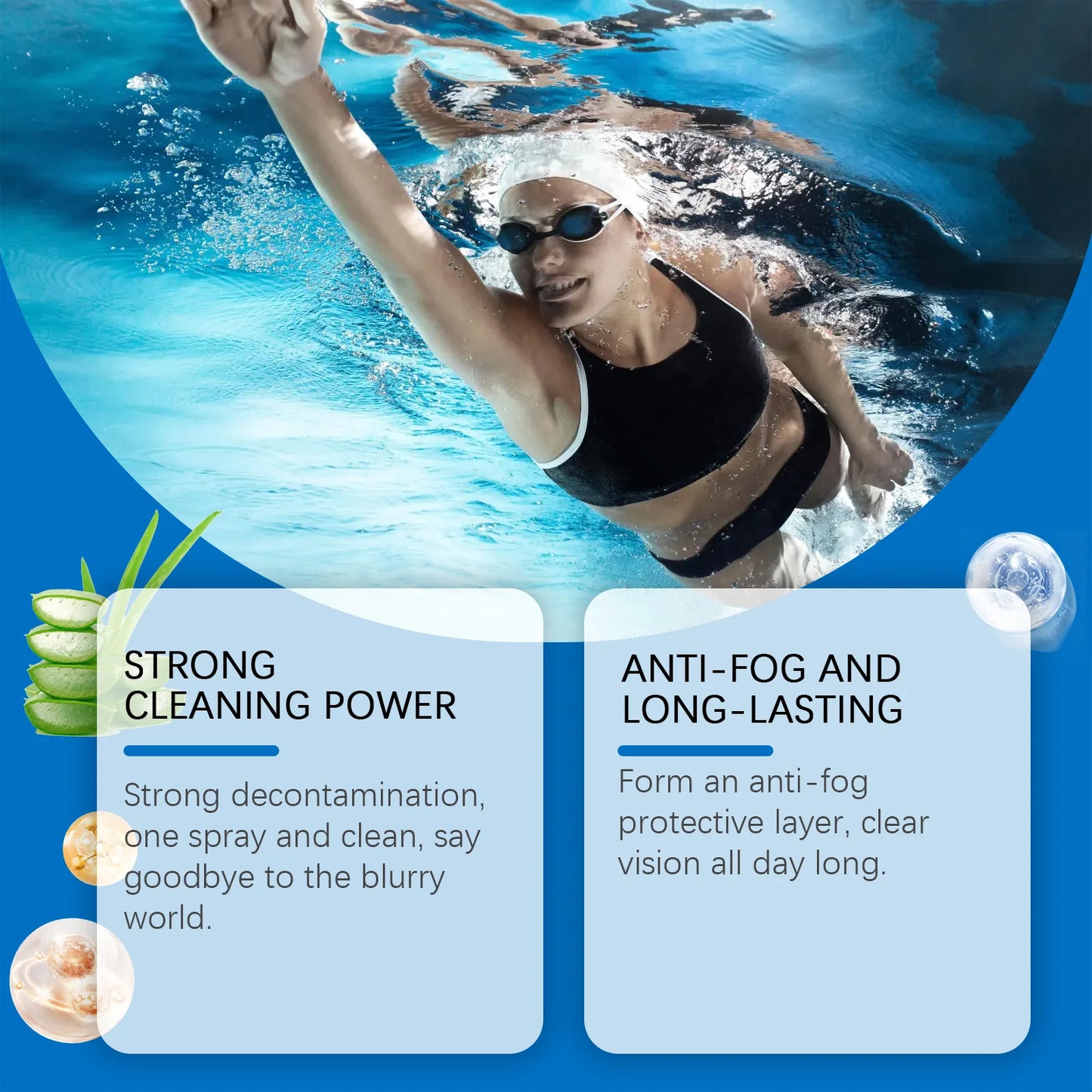 Anti-Fog Eyeglass & Goggle Cleaning Spray 30ml | Lens Defogger