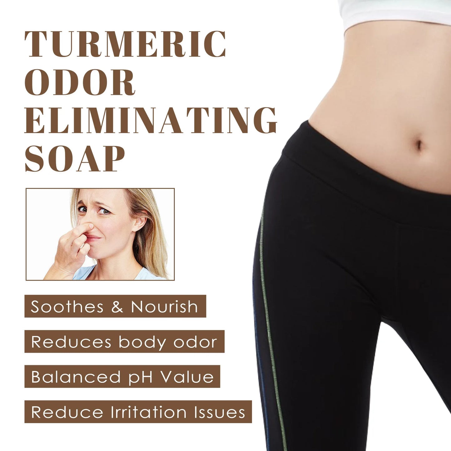 Eelhoe Turmeric Soap Bar – Brightening & Moisturizing Body Wash