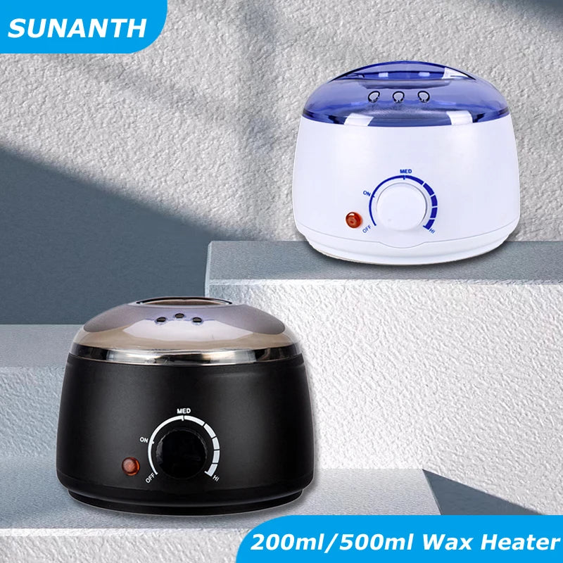 2026 200ML Hair Removal Tool Warmer Wax Heater Hands Feet Epilator Depilatory Paraffin Wax Machine Kit/Wax Beans/Wax Heater Peaceful Pleasures Health and Wellness