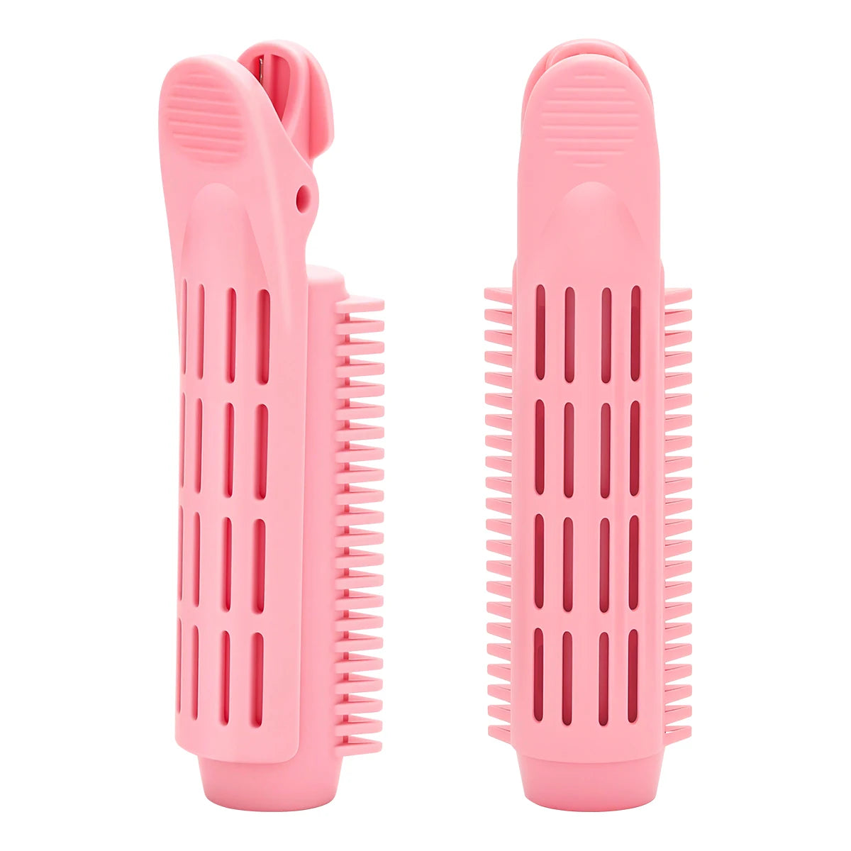 2/4Pcs Set Hair Root Fluffy Lazy Hair Clips Hair Styling Hairpins Curling Barrel Hair Clips Curlers Portable Hair Accessories Peaceful Pleasures Health and Wellness 2 pink Size fits all