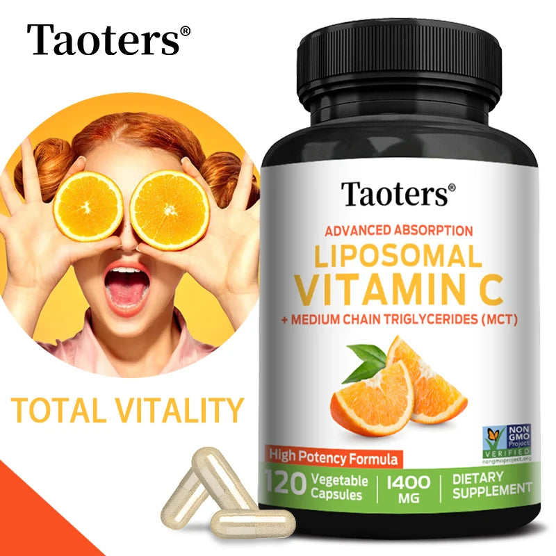 Liposomal Vitamin C 1000mg Capsules | Immune & Skin Support