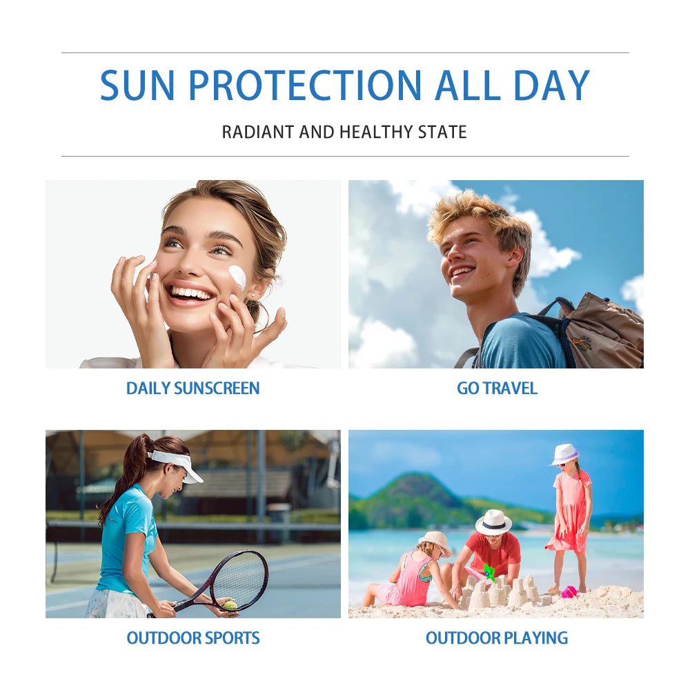 SPF50 Facial Centella Sunscreen Protector Solar Sunblock Skin Whitening Cream Korean Moisturizing Protector New Care Body Peaceful Pleasures Health and Wellness