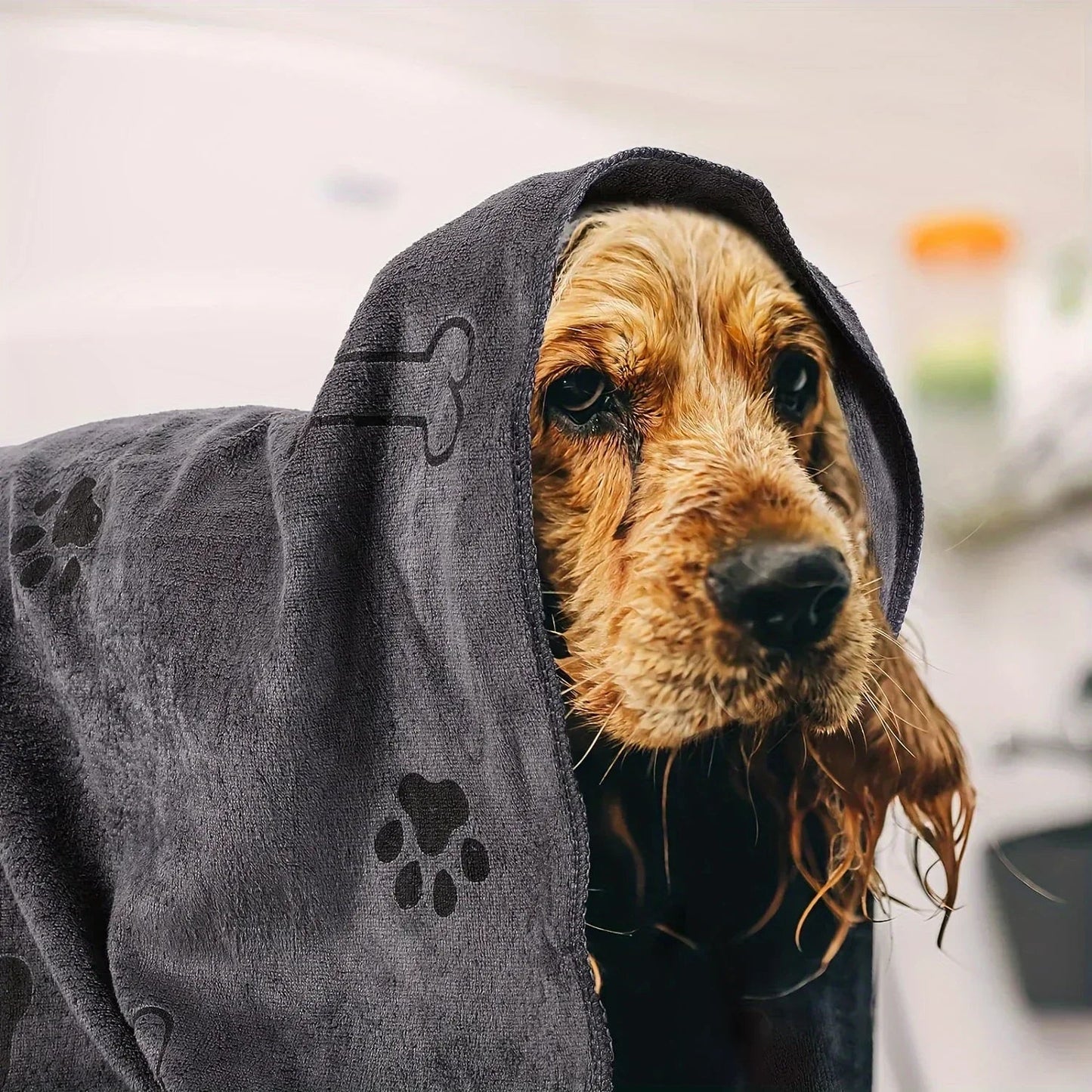 Quick-Drying Microfiber Dog Towel – Absorbent Pet Bath Towel