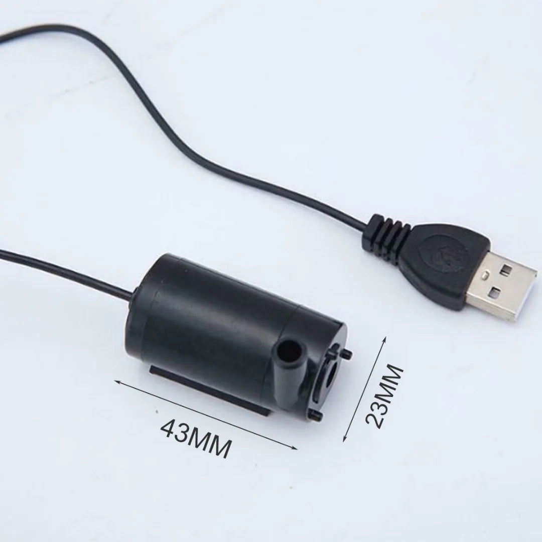 AISITIN Mini USB Submersible Pump – Ultra-Quiet 3V 5V 6V DC