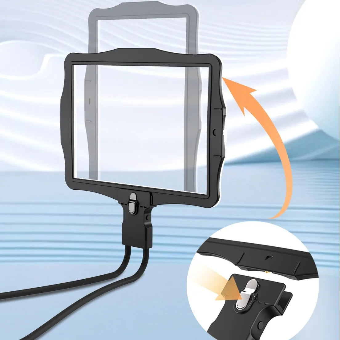 Reading Magnifying Glass with Switchable Horizontal and Vertical Screens, Detachable Rechargeable Vision Aid Peaceful Pleasures Health and Wellness