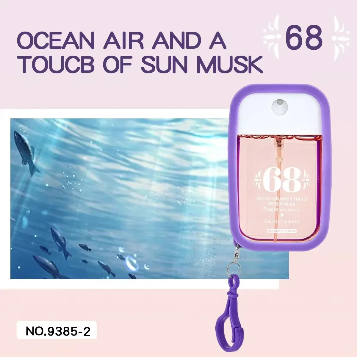 5-Pack Portable Liquid Air Freshener Pendants – 6 Scents