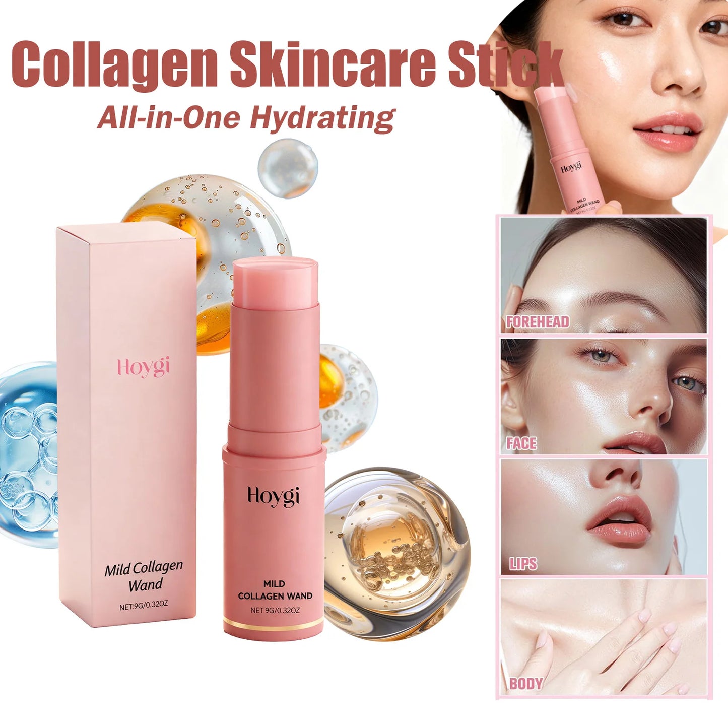 PDRN Collagen Skincare Stick – Firming Anti-Aging Balm 9g