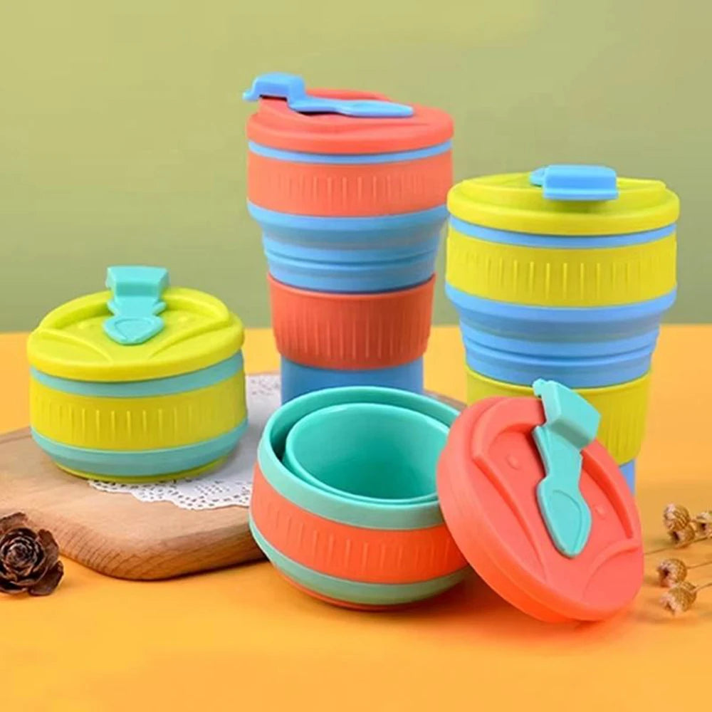 BPA-Free Collapsible Silicone Travel Mug | Foldable Cup