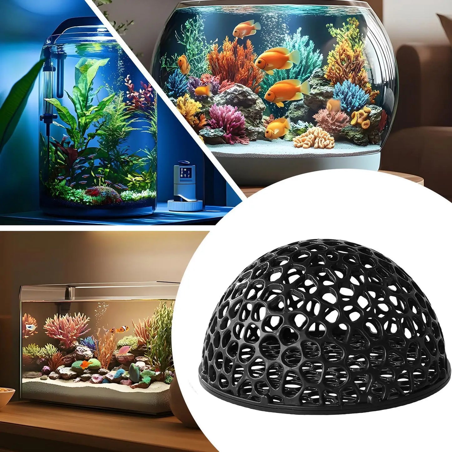 Aquarium Shrimp Cave – Betta Fish Hiding Spot & Breeding Shelter