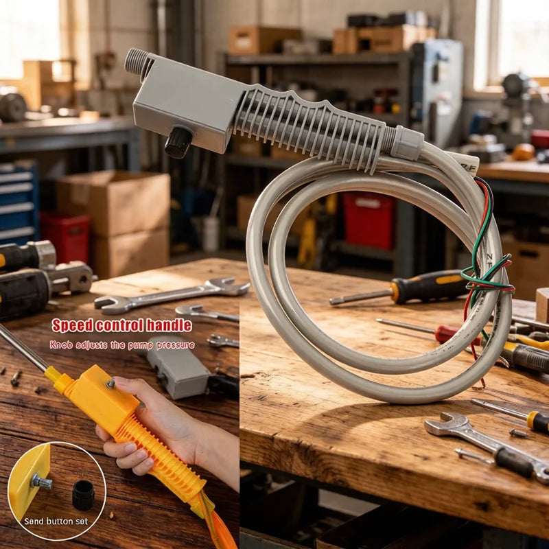 Electric Sprayer Dual-Line Hose Handle & Power Switch Part