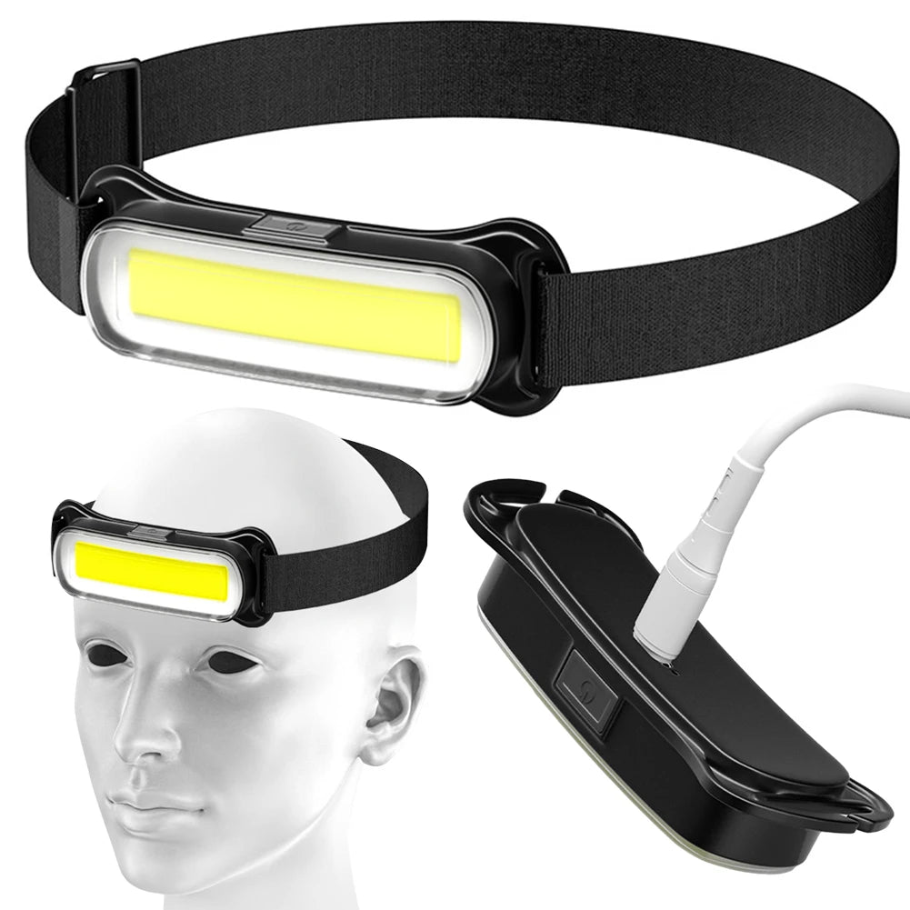 Rechargeable LED Headlamp – Waterproof, 3 Modes, Adjustable Peaceful Pleasures Health and Wellness spain