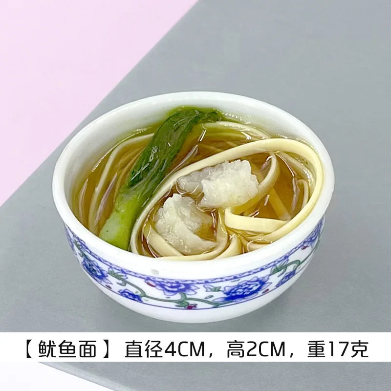 Miniature Chinese Desserts Dollhouse Bowl Food Mini Pretend Doll