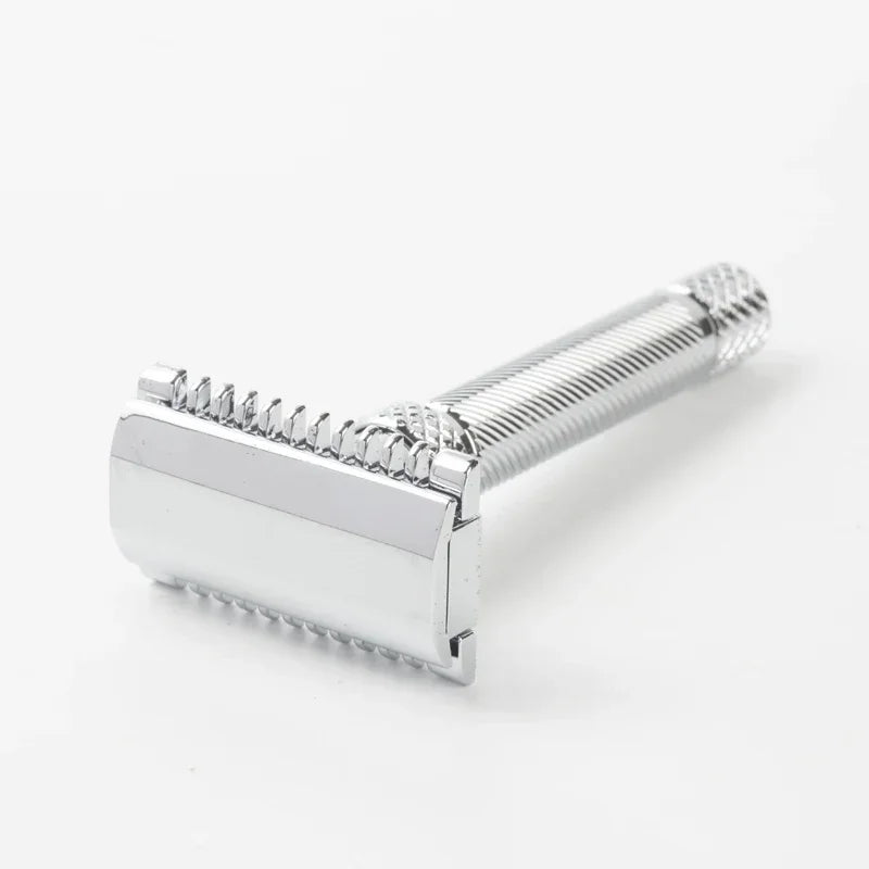 2026 Yaqi the FINAL CUT OC Adjustable Chrome Color Safety Razor for Men - Mens Grooming Classic Shaving Razor Peaceful Pleasures Health and Wellness