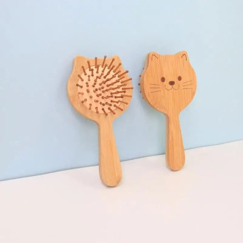 Baby Bamboo Hair Brush & Comb – Newborn Head Massager