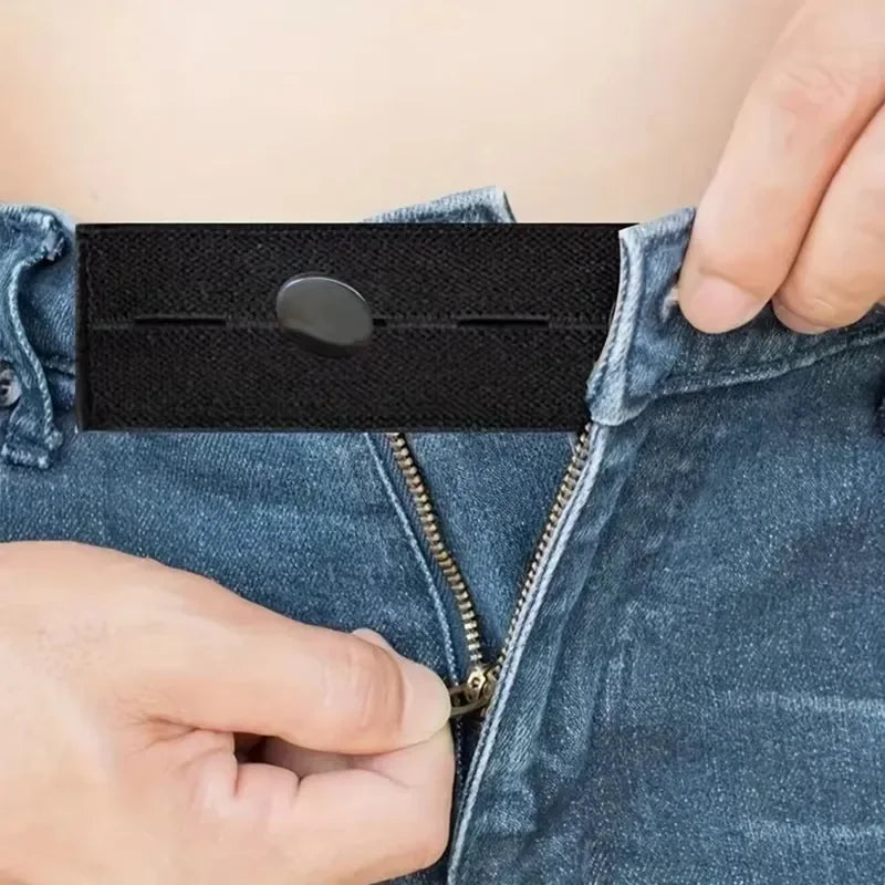 5pcs Pant Extender Belt Unisex Waist Band Tight Trousers Jeans Skirts Maternity Button Hooks Garment DIY Sewing Supplies Peaceful Pleasures Health and Wellness