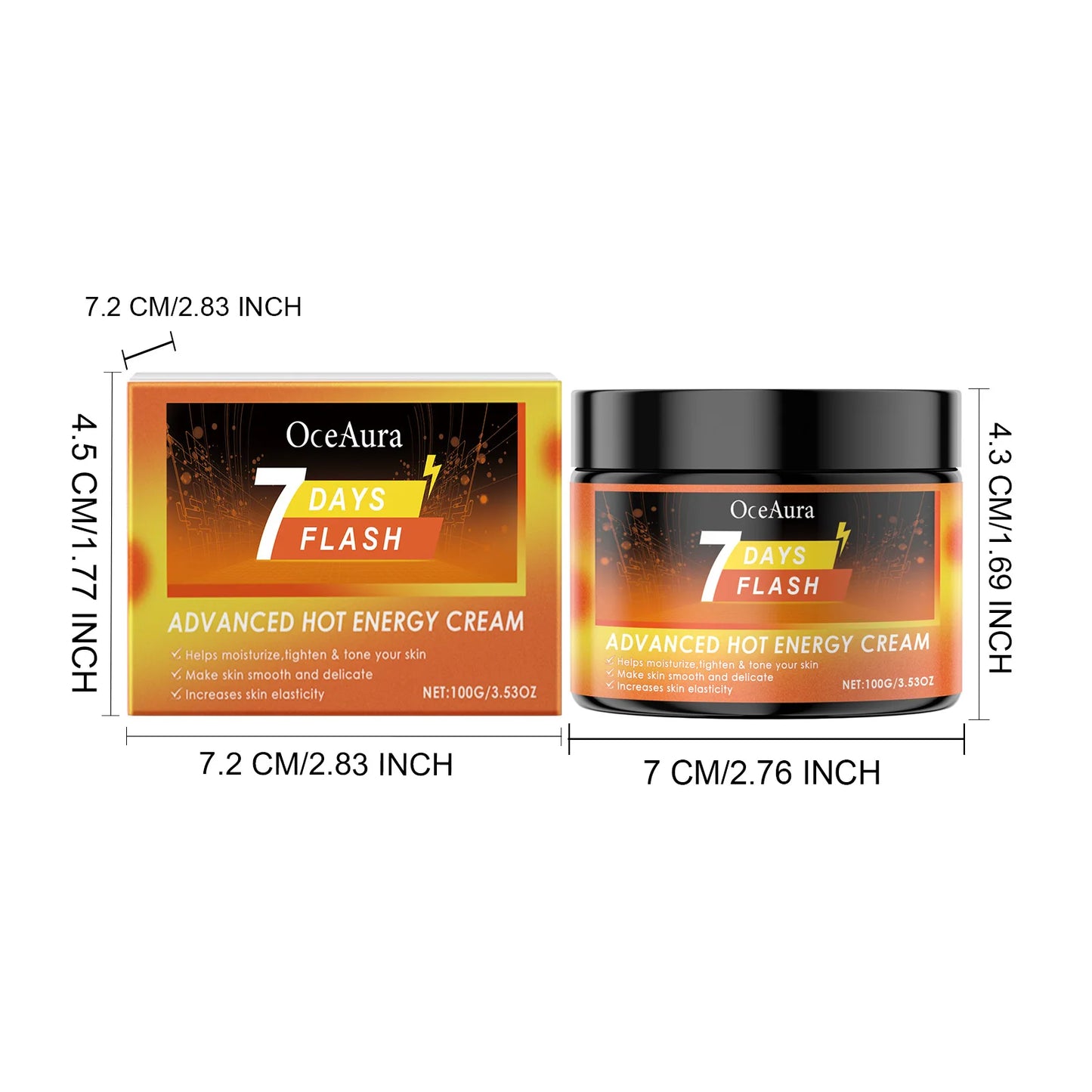 OceAura Ginger Firming Slimming Cream – Body Toning 100g