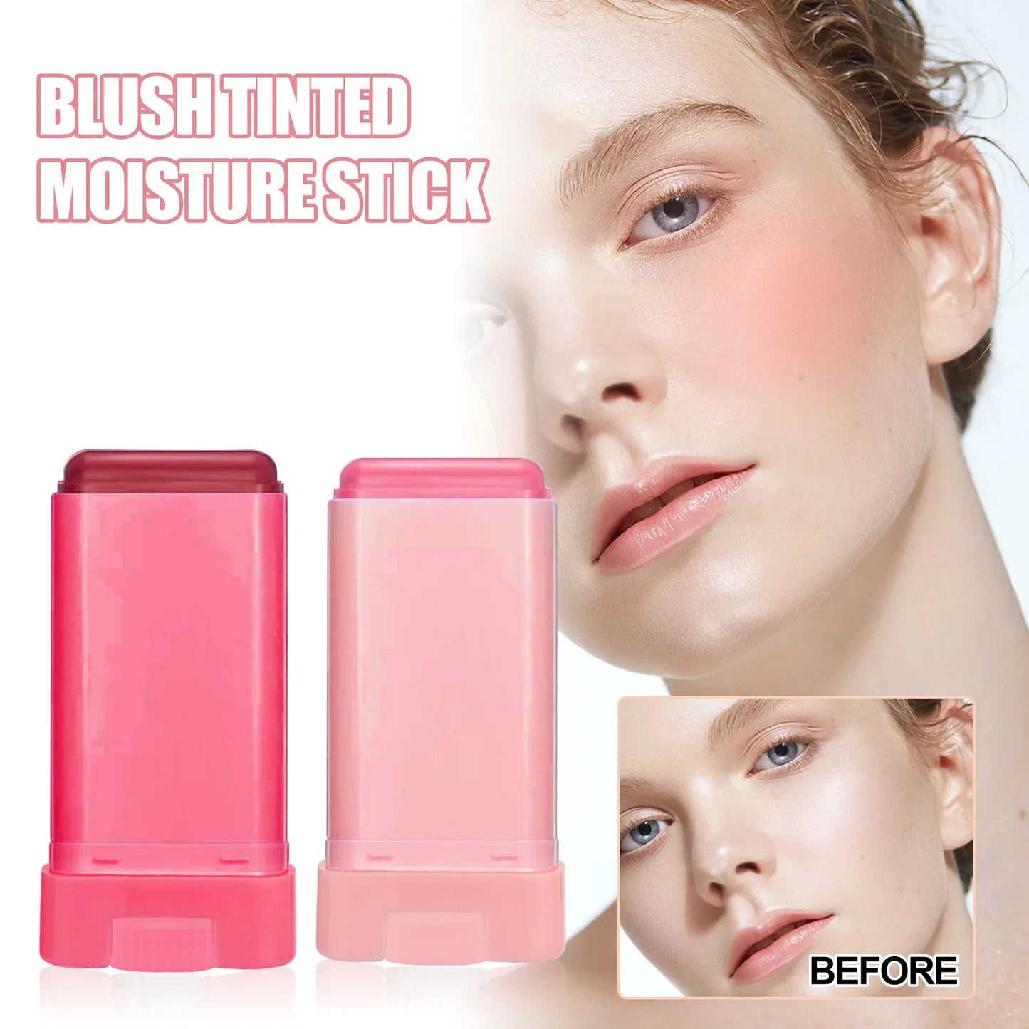EELHOE Cream Blush Stick – Cheek Tint, Contour & Eye Shadow