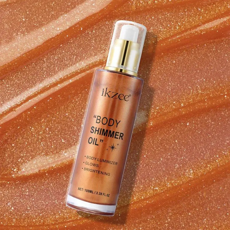 Body Shimmer Oil – Radiant Glow Highlighter Lotion All Skin Tones