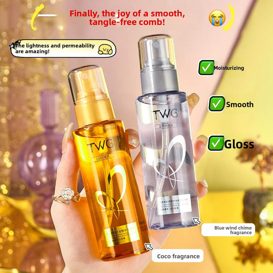 TWG Gentle Brilliance Hair Oil Spray | Smooth Curly Hair Hair Oil Spray Peaceful Pleasures Health and Wellness