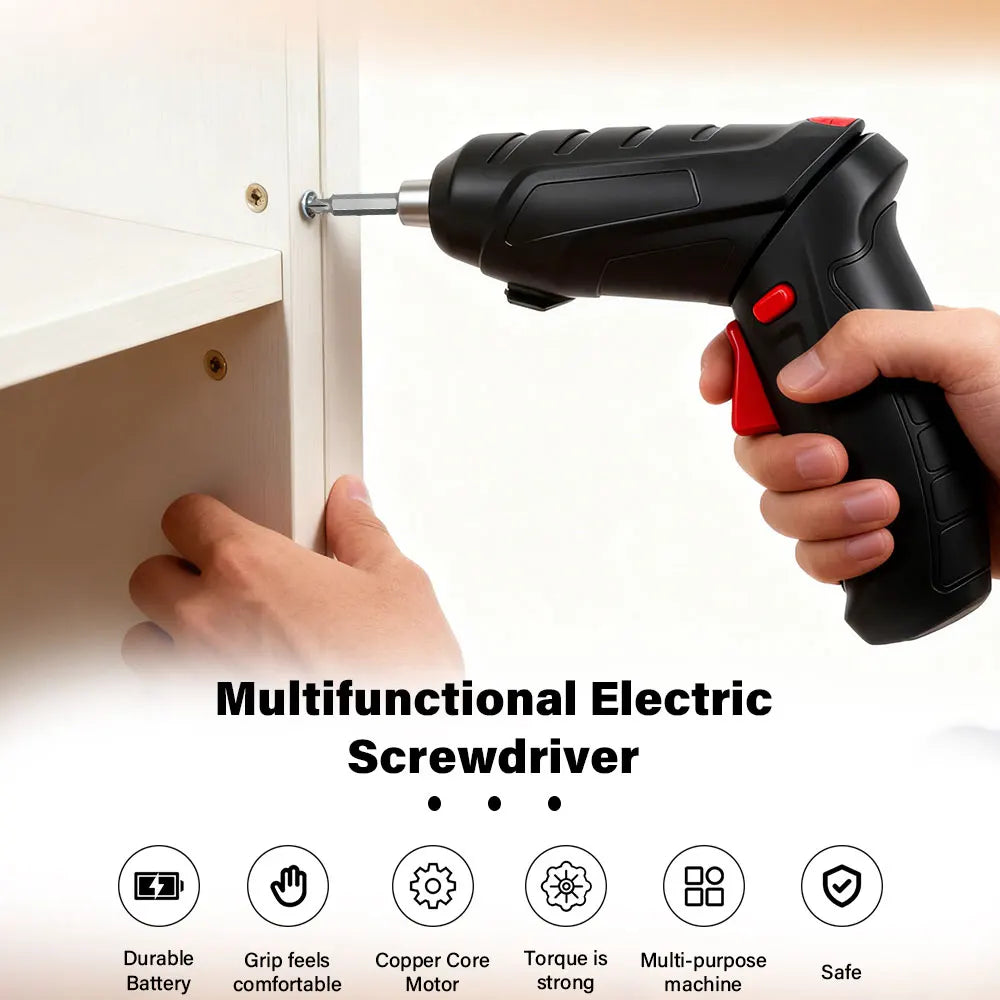 Professional Portable Electric Screwdriver 3.6V Rechargeable Lithium Cordless Tool for Home DIY Maintenance & Repair Peaceful Pleasures Health and Wellness