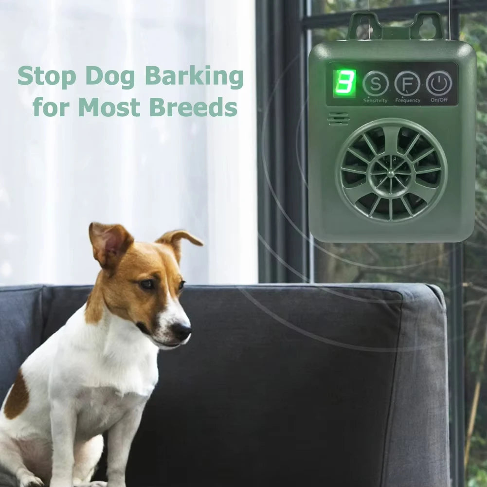 Ultrasonic Dog Repeller Outdoor Pet Aggressive Stopper Deterrent Trainer Chaser Tool Peaceful Pleasures Health and Wellness