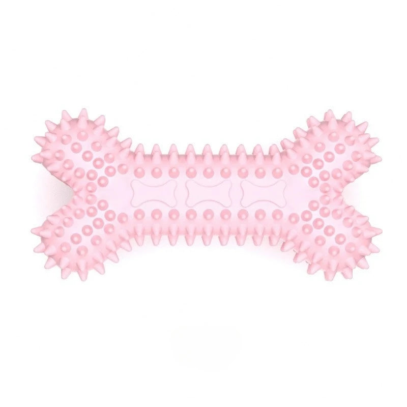 Durable TPR Bone Dog Chew Toy for Teething Puppies
