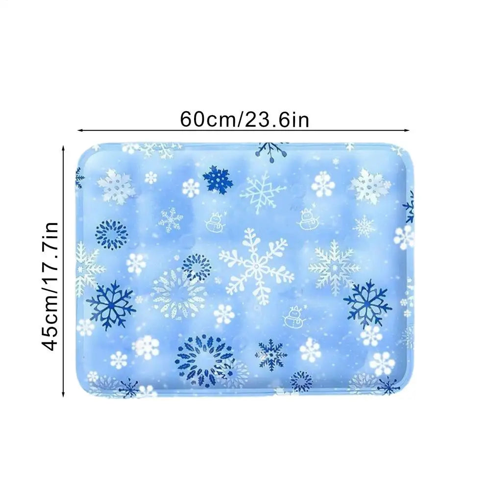 Dog Cooling Mat Summer Pet Cold Bed Extra Large For Small Big Dogs Pet Accessories Cat Durable Blanket Sofa Cat Ice Pad Blanket Peaceful Pleasures Health and Wellness 45X60 CM China Mainland