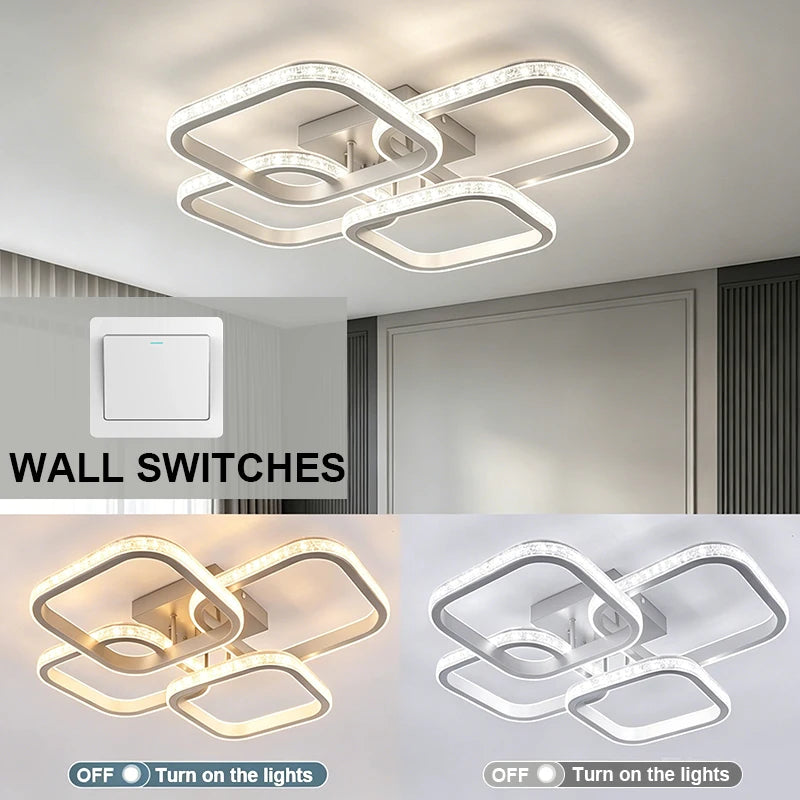 RUNTOIN LED Ceiling Light Modern Indoor Lamp | 110-220V