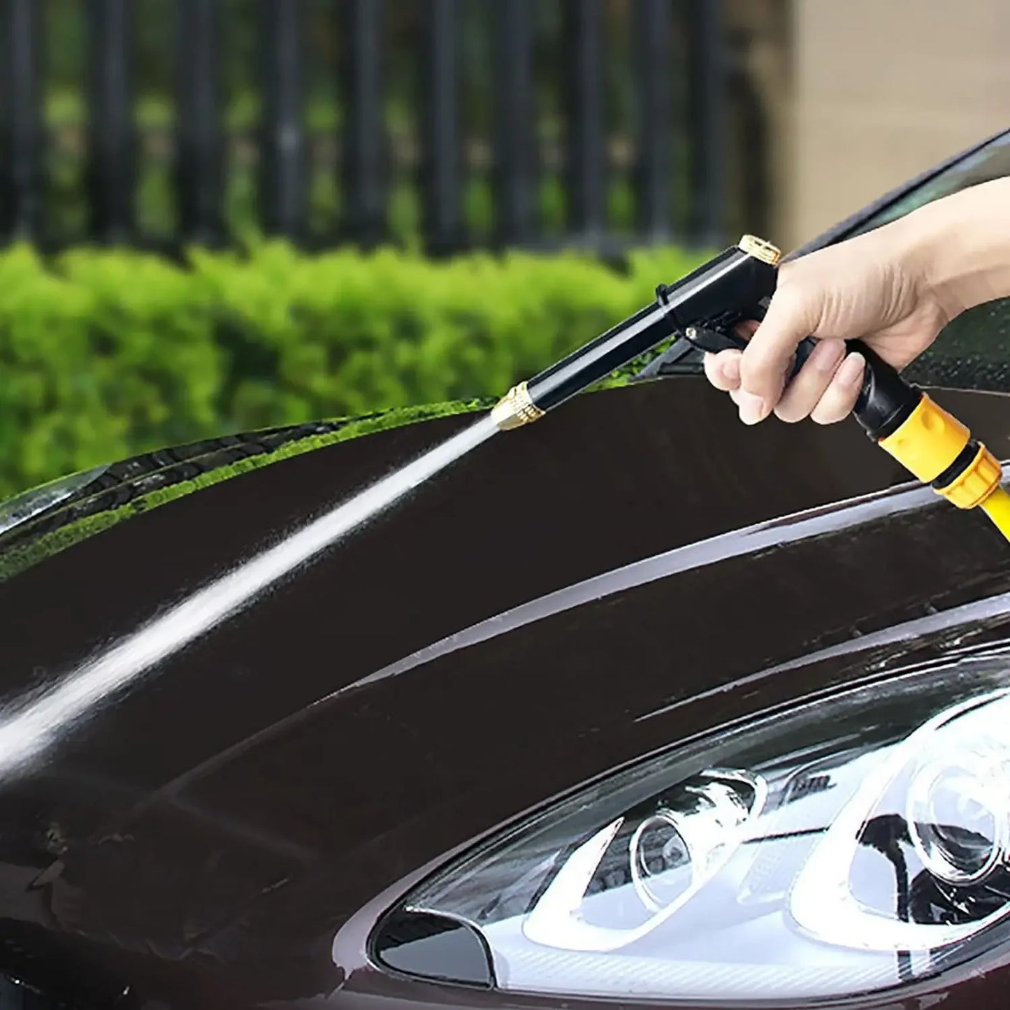 High Pressure Power Water Gun Jet Garden Washer Sprayer Watering Spray Garden Sprinkler for Cleaning Tool Peaceful Pleasures Health and Wellness