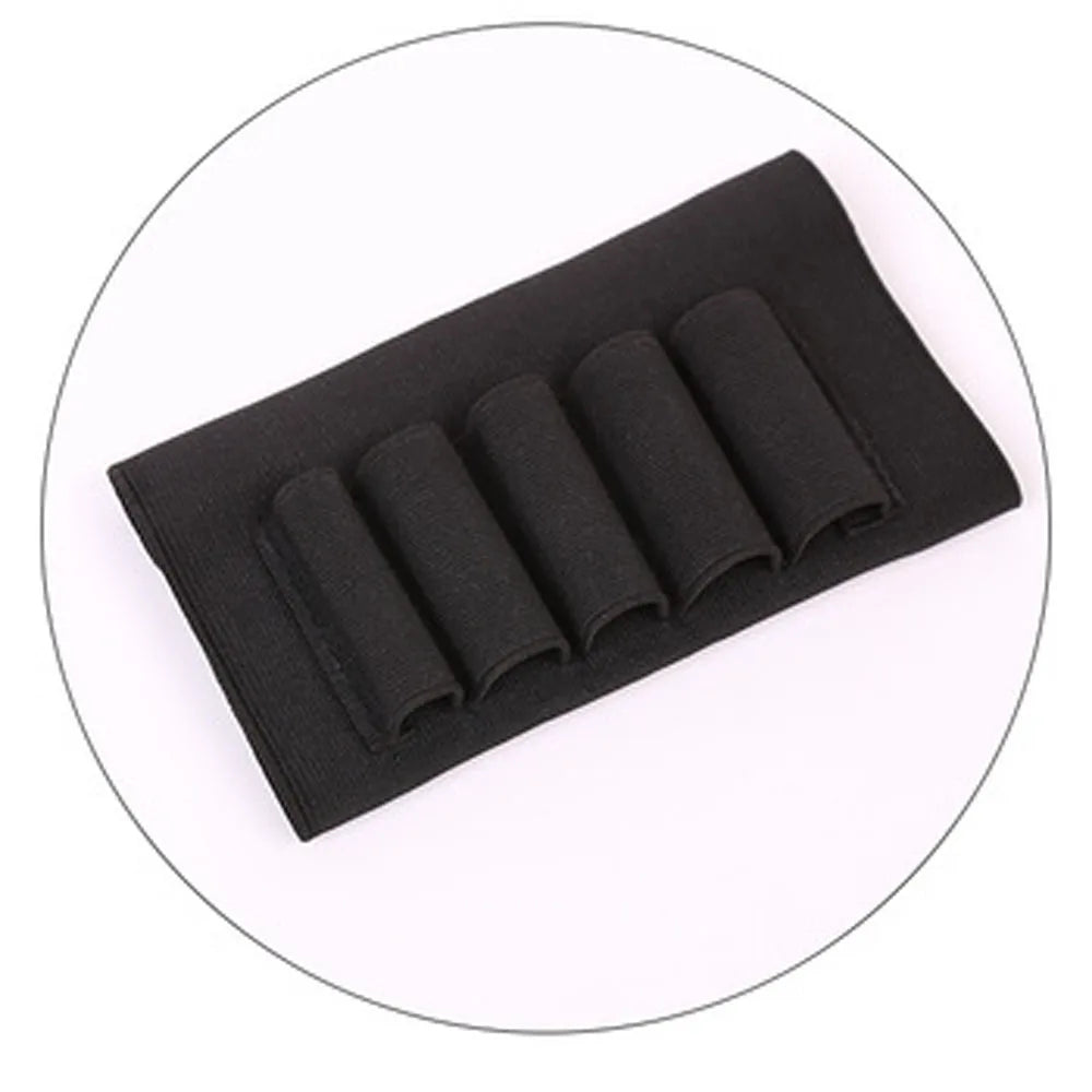 Hunting Shotgun Cartridge Belt Airsoft Magazine Pouch Tactical 5 Shotgun Shell 12 / 20GA Bandolier Gauge Ammo Holder bag Peaceful Pleasures Health and Wellness