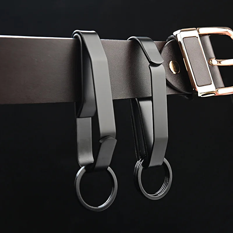 Stainless Steel Belt Clip Key Buckle | Waist Keychain Carabiner