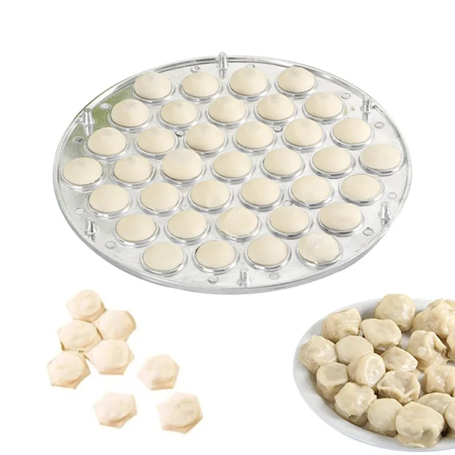 37-Hole Dumpling & Ravioli Mold Press | Batch Production DIY Pasta & Dumpling Maker