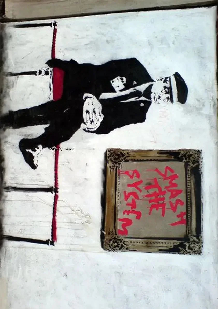 Banksy Girl with Red Balloon Canvas Wall Art | Street Art Decor