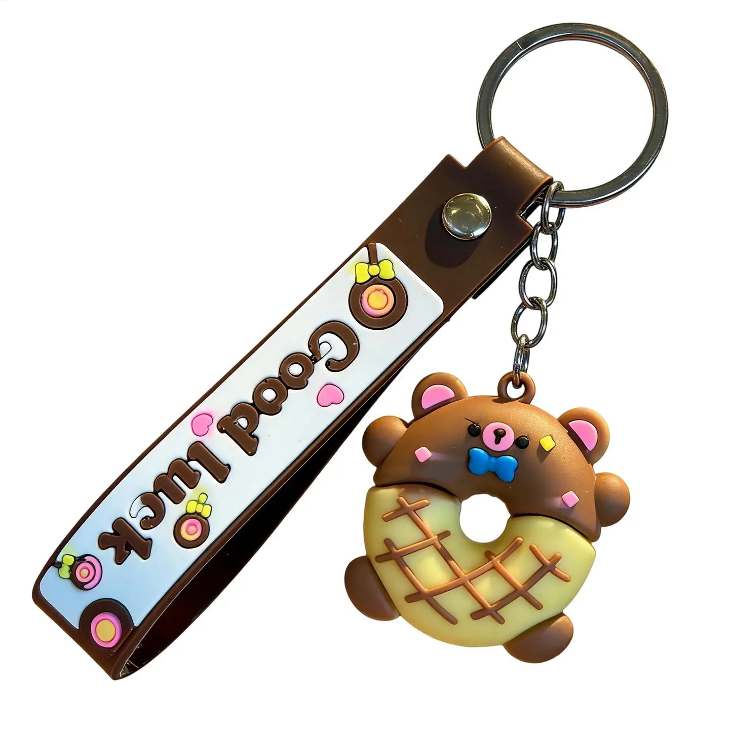 Cute Donut Animal Keychains – Bag Charms for Women & Teens