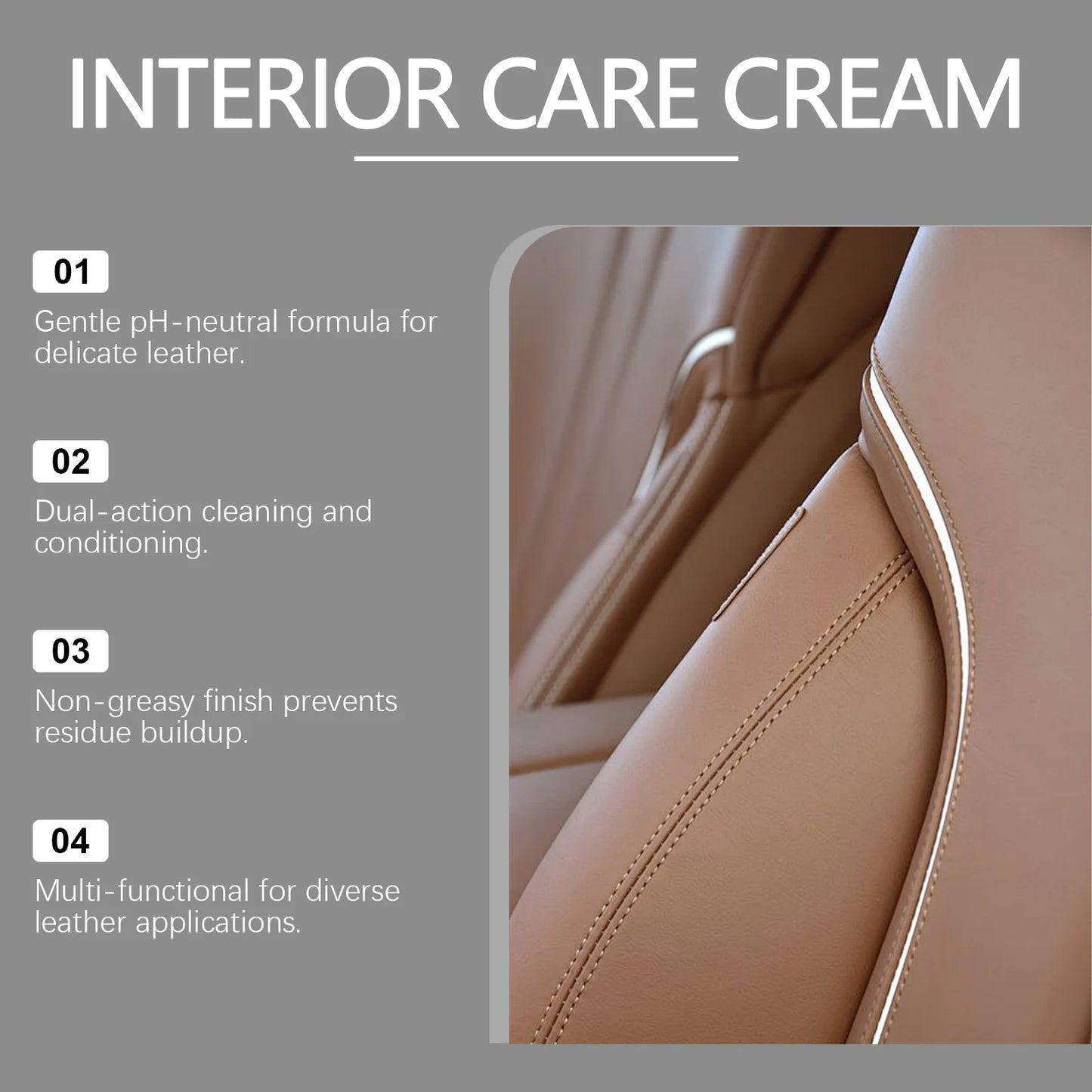 Beeswax Car Leather Care Cream – Restore, Clean & Protect 150g