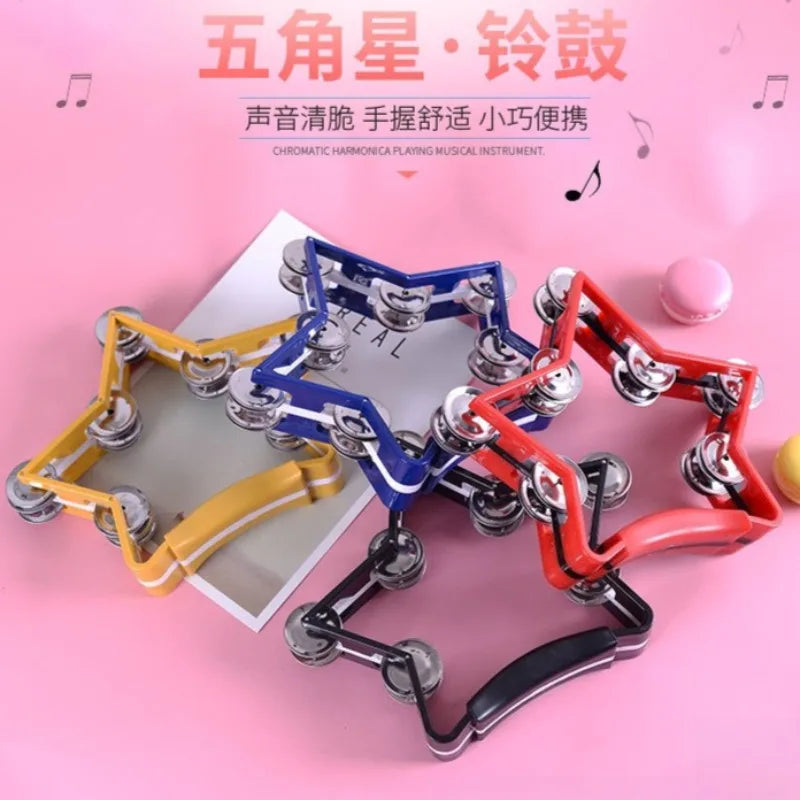 Five-pointed Star Tambourine Kindergarten Teacher Teaching Aid