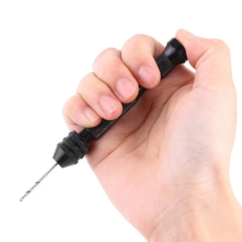 A36T-For Wood, Plastic, Rubber, Crafts Mini Hand Drill With 0.3-3.6Mm Chuck& 25 HSS Bits Peaceful Pleasures Health and Wellness