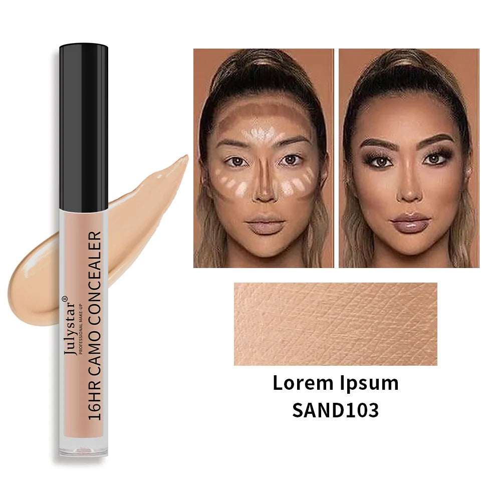 Julystar 16HR Camo Liquid Concealer | Full Coverage, All Shades