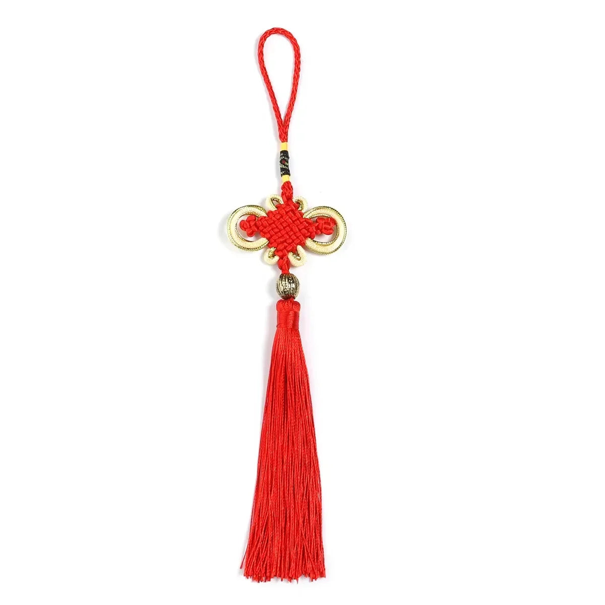 Chinese Knot Silk Tassel Pendant | Lunar New Year Décor Gift